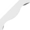 Ekena Millwork 4-in. W x 6-in. D x 6-in. H Funston Architectural Grade PVC Knee Brace BRCP04X06X06FST - alternate 5